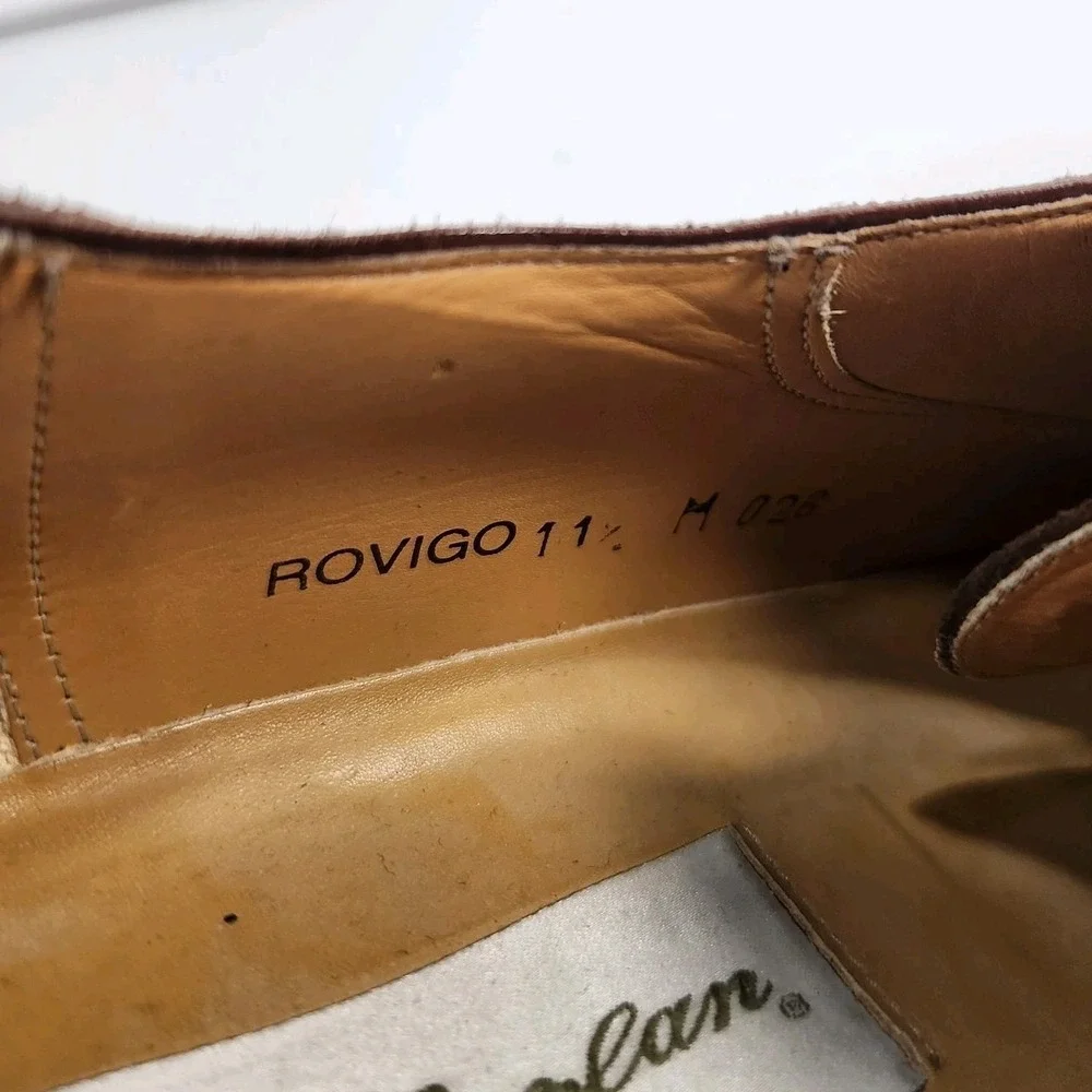 Mezlan‎ Mens Roviga Brown Suede Dress Shoes Size 11.5M Lace Up